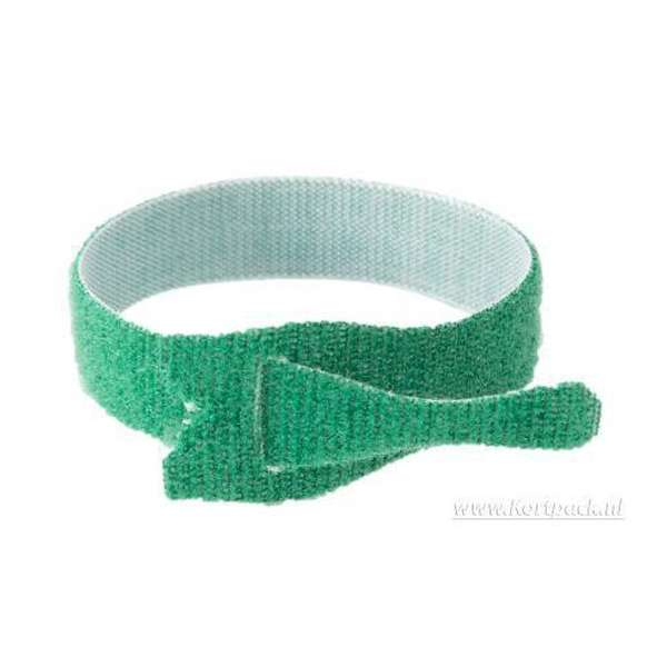 One-wrap Strap 20 mm x 200 mm. Groen. Klittenband (098.0606)