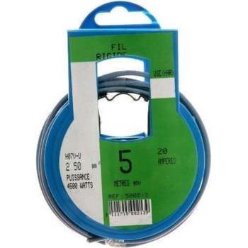 PROFIPLAST Kabelkroon 5 m HO7V-U 2.5 mm2 Blauw