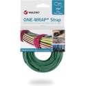 Velcro One-Wrap klittenband kabelbinders 200 x 12mm / groen (25 stuks)