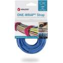 Velcro One-Wrap klittenband kabelbinders 200 x 12mm / blauw (25 stuks)