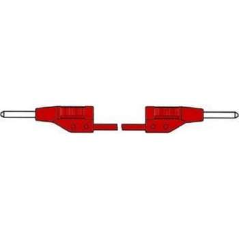 HIRS meetsnoer MVL2, rd, le 0.25m, bu mant siliconen