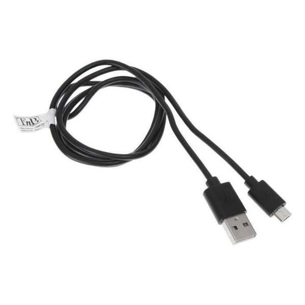 TNB - Micro-USB-oplaadkabel - 1 m - Zwart