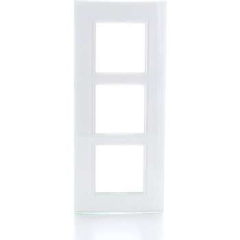 BTICINO Living Light - afdekplaat - 3V - verticaal - aqua