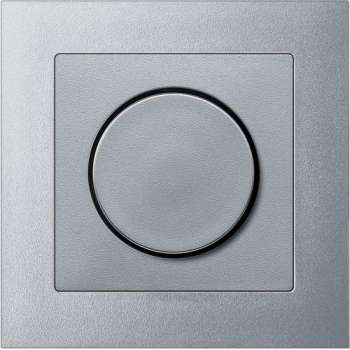 Draaidimmer Druk-Uit-Schakelaar Compleet - Aluminium - M-Pure - Schneider Electric - MTN5131-3660_TO