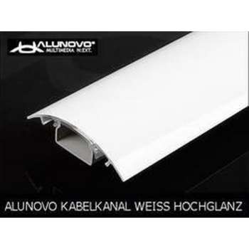 Alunovo HW90-050 Kabelgoot (l x b x h) 500 x 80 x 20 mm Wit (glanzend) 1 stuk(s)