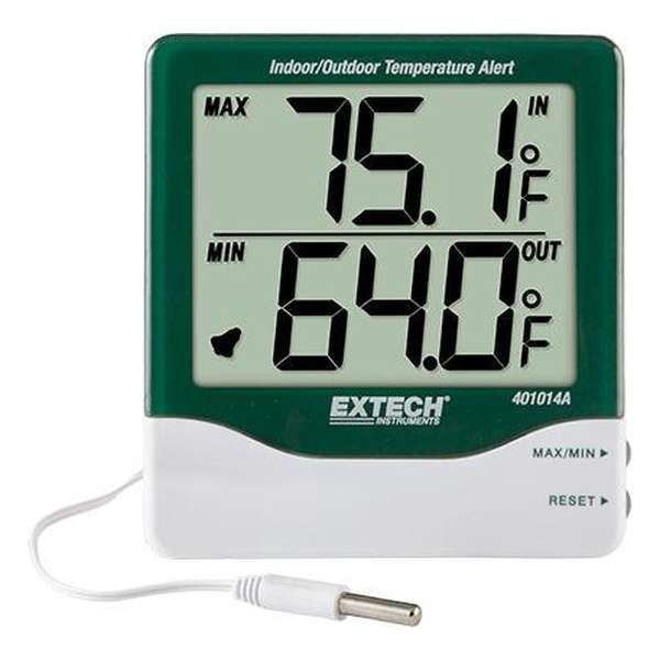 EXTECH 401014A: Big Digit Indoor/Outdoor Temperatuur Alert