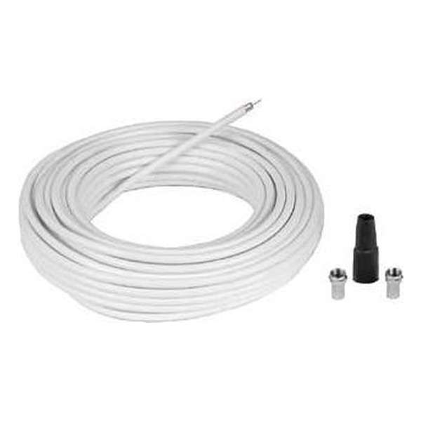 Hama 00056606 coax-kabel 10 m F Wit