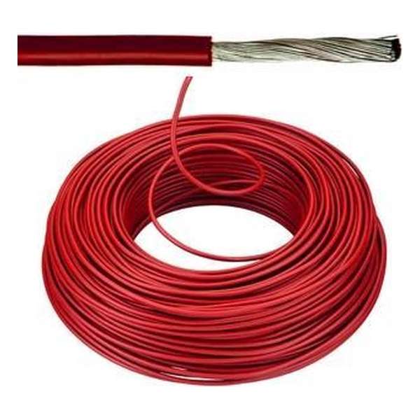 VOBst draad 1,5 mm² - rood (H07V-K) - VOBST15RO