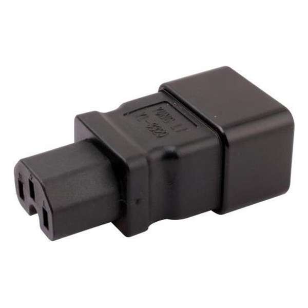 E&T Powercables C15 - C20 voeding adapter / zwart