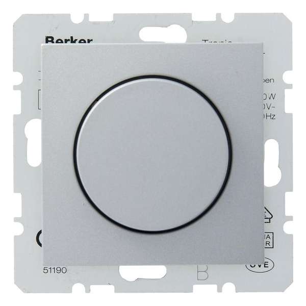 Berker Dimmer Elektronische Trafo 20-360W Aluminium - B1-B.3-B.7