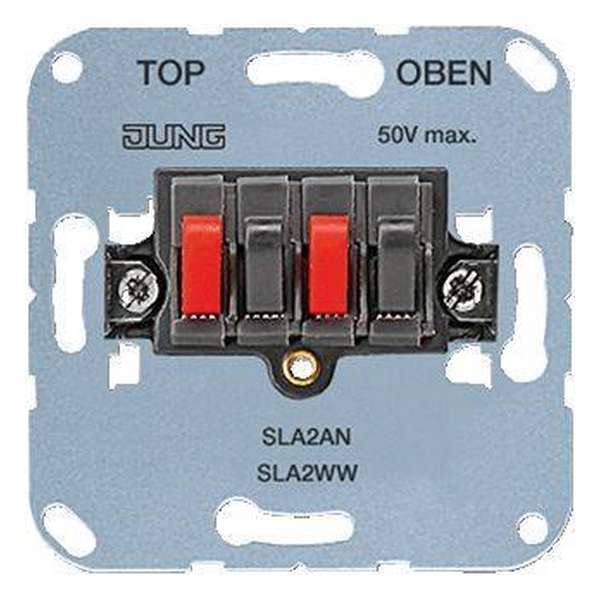 Jung Outlet-component luidsprekeraansluitdoos - 25-50 Volt DC