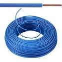 VOB draad / VD draad 2,5 mm² Eca - blauw (H07V-U) - rol 100 meter