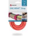 Velcro One-Wrap klittenband kabelbinders 200 x 12mm / oranje (25 stuks)