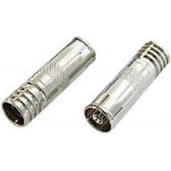 Crimp-on type IEC connector 6 mm, COAX, female