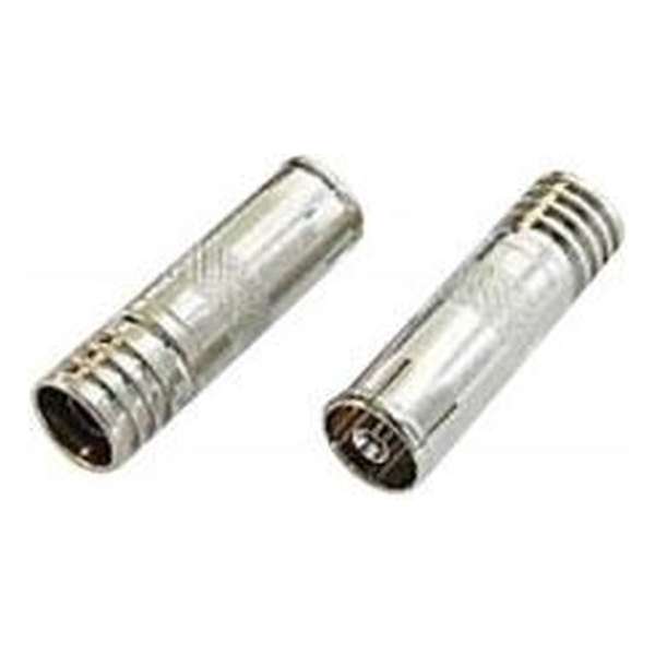 Crimp-on type IEC connector 6 mm, COAX, female