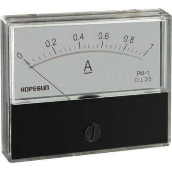 Analoge Paneelmeter Voor Dc Stroommetingen 1A Dc / 70 X 60Mm