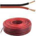 Luidsprekerkabel - EcA, 2 x 0,75 mm² rood/zwart - LSOH ( R100 )