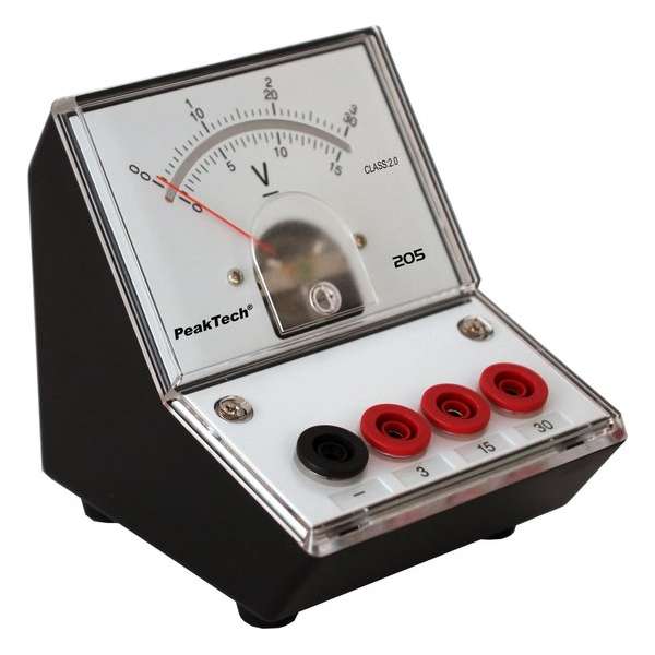 PeakTech 205-06 Analoog Instrument - 0...3V/15V/30V DC