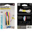 NITE IZE Gear Tie CORDABLE 6" - 4 PACK MIX COLOR