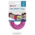 One-wrap Strap 20 mm x 200 mm. Roze. Klittenband (098.0609)