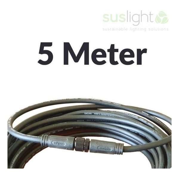 5 Meter - Q-S Connect 2 Aderig Stroomkabels 24V