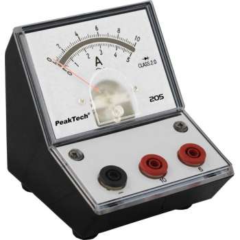 PeakTech 205-10 Analoog Instrument - 0...5A/10A AC