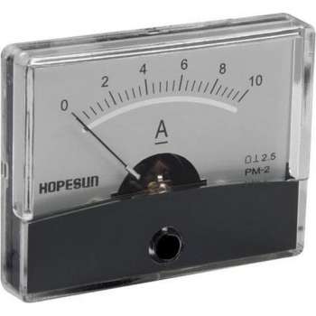 Analoge Paneelmeter Voor Dc Stroommetingen 10A Dc / 60 X 47Mm