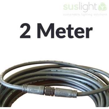 2 Meter - Q-S Connect 2 Aderig Stroomkabels 24V