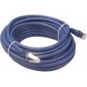 WiseGoods Supersnelle Cat 8 RJ45 Netwerk Kabel - Ethernet netwerk LAN kabel (40 Gbps) - 2000 Mhz - 10 Meter - Donkerblauw