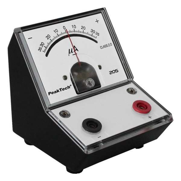 PeakTech 205-08 Analoog Instrument - Galvanometer +/- 35µA DC