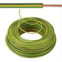 VOB kabel / draad 1,5 mm² Eca - Geel / Groen ( H07V-U ) - VOB15GG