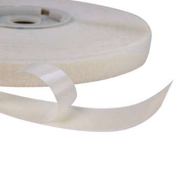 Klittenband - 10 Meter Wit - 20mm Zelfklevend Acryl Lus Zachte Kant Wit