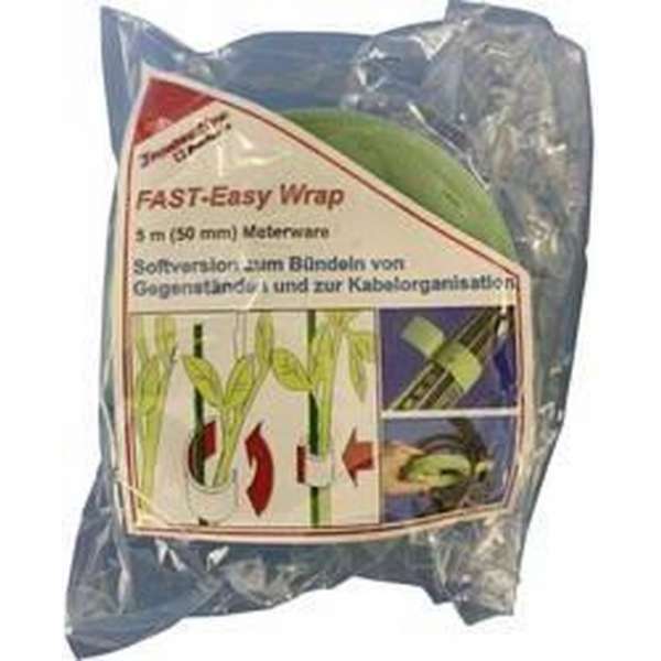 FASTECH® 705-322-Bag Klittenband Voor planten en tuin Haak- en lusdeel (l x b) 5000 mm x 50 mm Groen 5 m