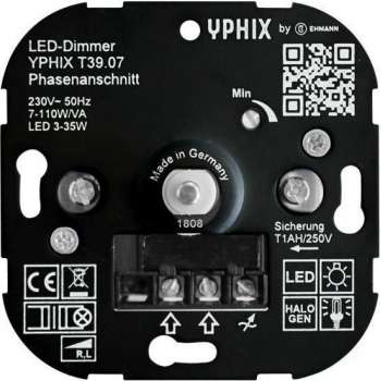 LED dimmer 3-35W T39 inbouw 230V fase aansnijding