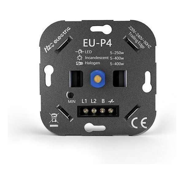 LED Dimmer - 5-250W - Universeel - Fase afsnijding