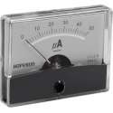 Analoge Paneelmeter Voor Dc Stroommetingen 50µa Dc / 60 X 47Mm