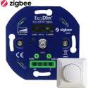 Zigbee Smartdimmer - Smart LED-dimmer - Met druk/draaischakelaar - inclusief afdekraam - EcoDim