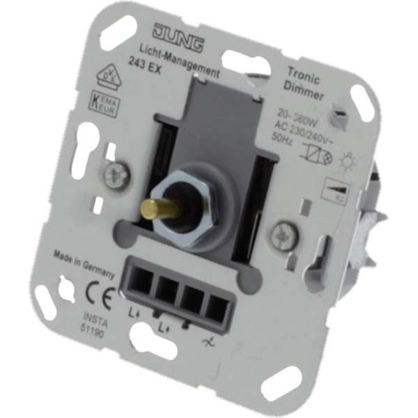 Jung Dimmer Inbouw 360W Tronic Druk-Wissel Element