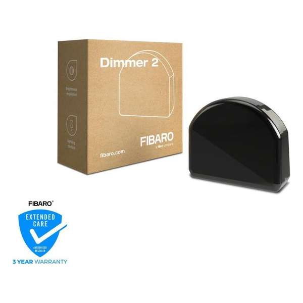 FIBARO Dimmer 2 - Inbouwmodule - Universele Dimmer - Geschikt voor LED verlichting - Z-Wave