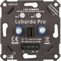 Lybardo ITEC 2 x 3-75W Pro LED Duo Dimmer - Fase Afsnijding - Universeel - Elektronische zekering - Inbouw