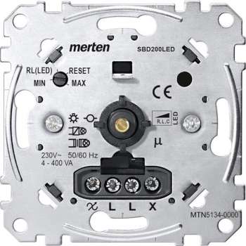 Sokkel - Universele LED Draaidimmer - Merten - Schneider Electric - MTN5134-0000