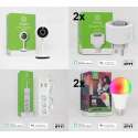 Woox Smart Home pakket 2x Plug/Lamp, Camera & Stekkerdoos