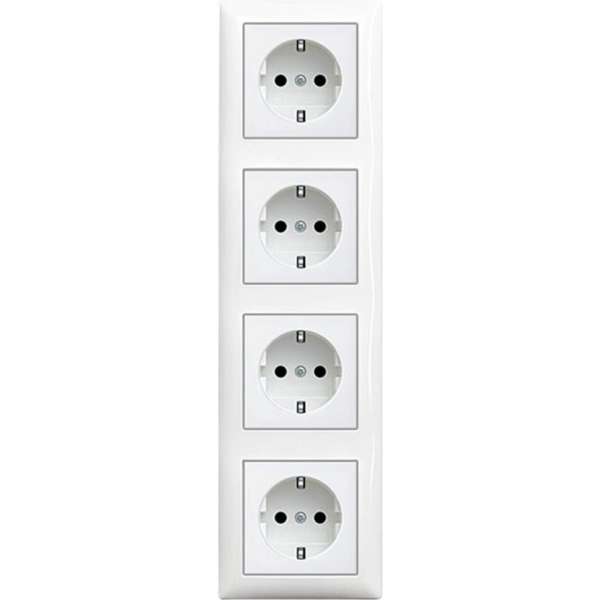 Busch-Jaeger Inbouw Wandcontactdoos Set4