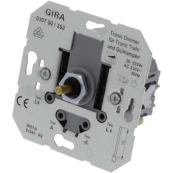 Gira Dimmer Inbouw 525W Tronic Druk-Wissel Element