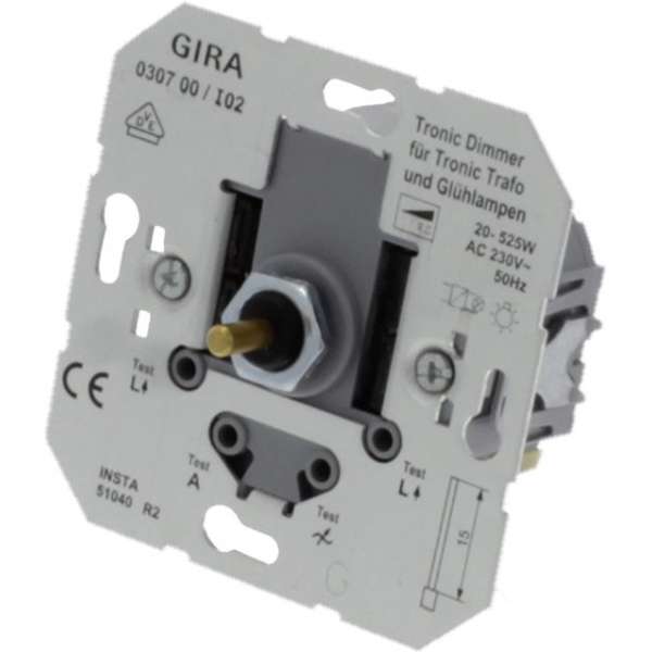 Gira Dimmer Inbouw 525W Tronic Druk-Wissel Element