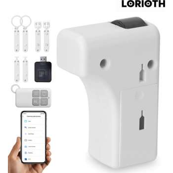 LORIOTH® Elektrische Gordijnrail - Smart Gordijn - Smart Home - Inclusief App - Amazon Alexia - Google Home - Wifi - Wit