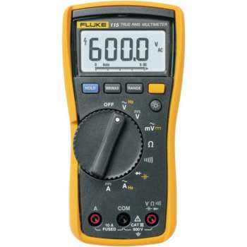 Fluke 115 EUR Digitale True-RMS multimeter - AC/DC 600V & 10A