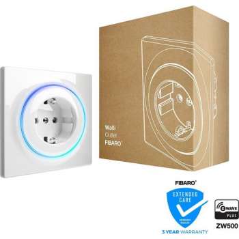 FIBARO Walli Outlet Type F - Slimme stekker met energie meting - NL versie