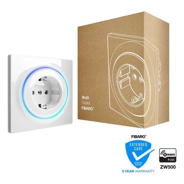 FIBARO Walli Outlet Type F - Slimme stekker met energie meting - NL versie