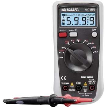 VOLTCRAFT VC185 Multimeter Digitaal CAT III 600 V Weergave (counts): 6000